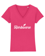 Herbivore Tricou mânecă scurtă guler V Damă Evoker