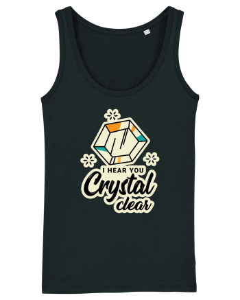 I hear you crystal celar Black