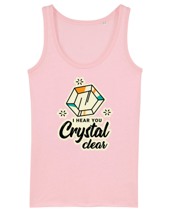 I hear you crystal celar Cotton Pink