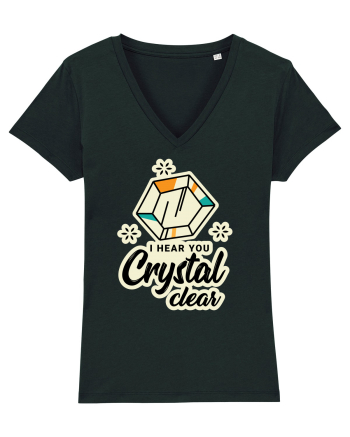 I hear you crystal celar Black