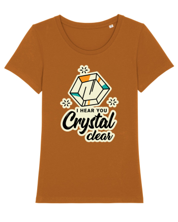 I hear you crystal celar Roasted Orange
