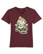 I hear you crystal celar Tricou mânecă scurtă guler V Bărbat Presenter