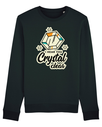 I hear you crystal celar Black