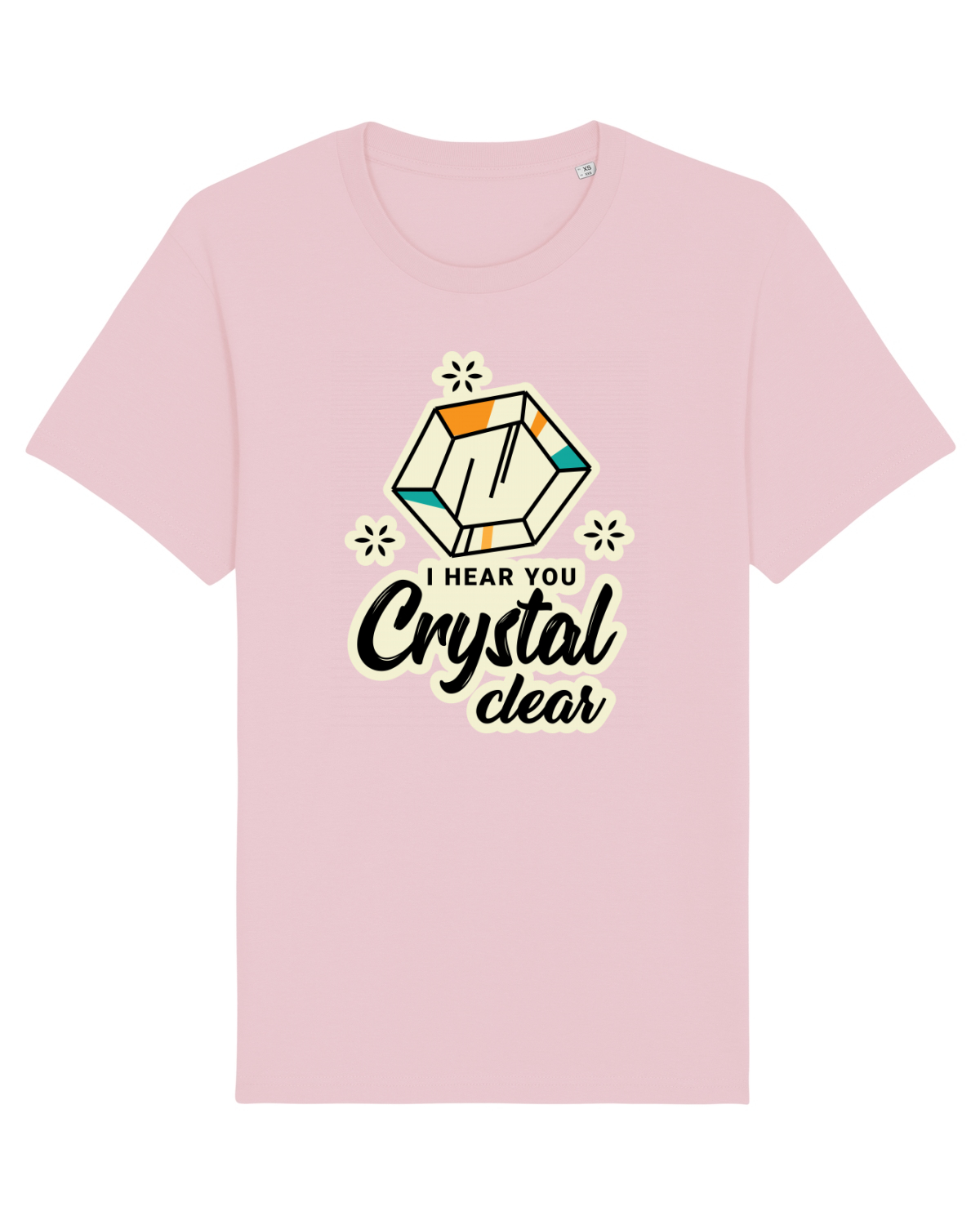Tricou mânecă scurtă Unisex Rocker Cotton Pink