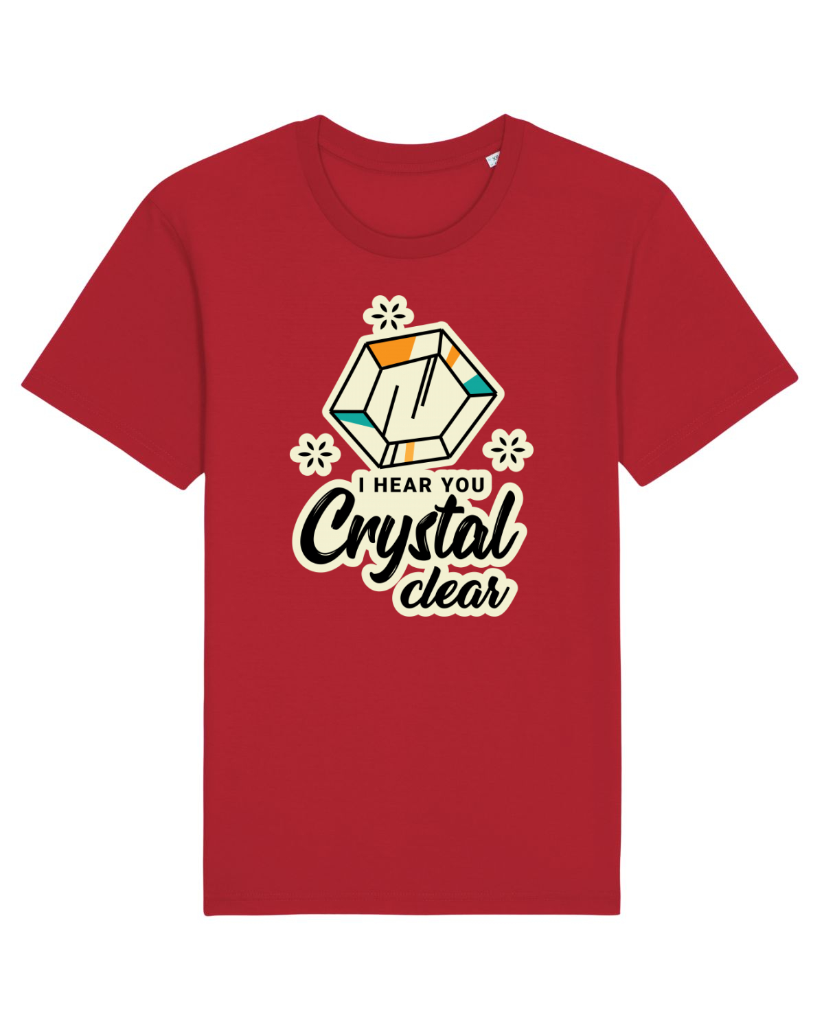 Tricou mânecă scurtă Unisex Rocker Red