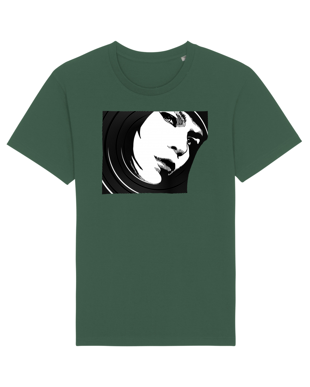 Tricou mânecă scurtă Unisex Rocker Bottle Green