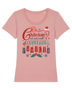 De Craciun Tricou mânecă scurtă guler larg fitted Damă Expresser