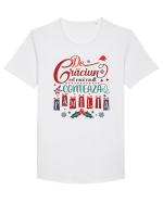 De Craciun Tricou mânecă scurtă guler larg Bărbat Skater