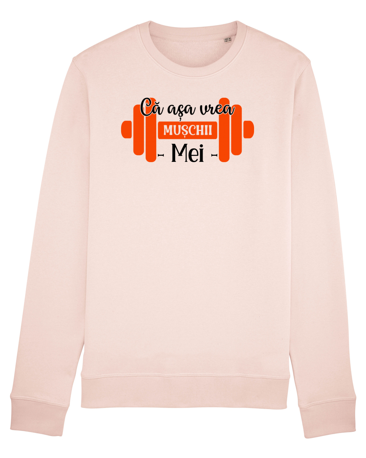 Bluză mânecă lungă Unisex Rise Candy Pink