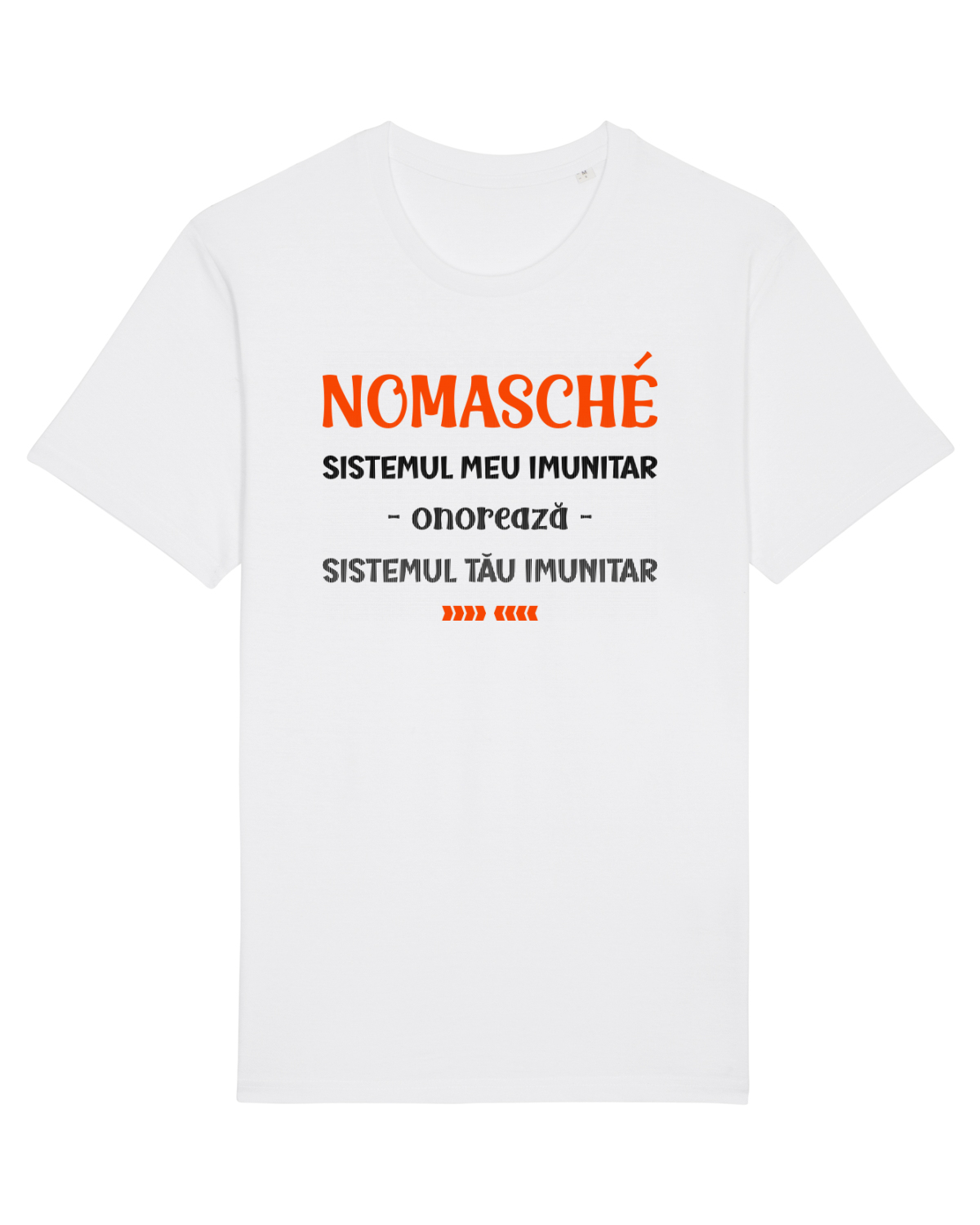 Tricou mânecă scurtă Unisex Rocker White