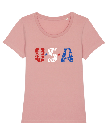 USA FLAG 50 STATES Canyon Pink