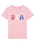 USA FLAG 50 STATES Tricou mânecă scurtă  Copii Mini Creator