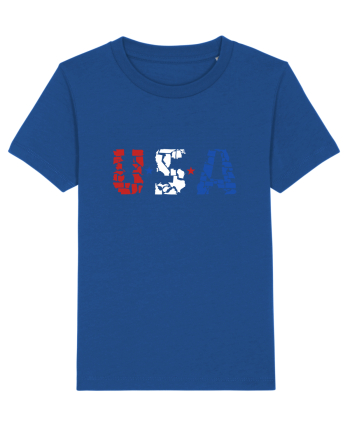 USA FLAG 50 STATES Majorelle Blue