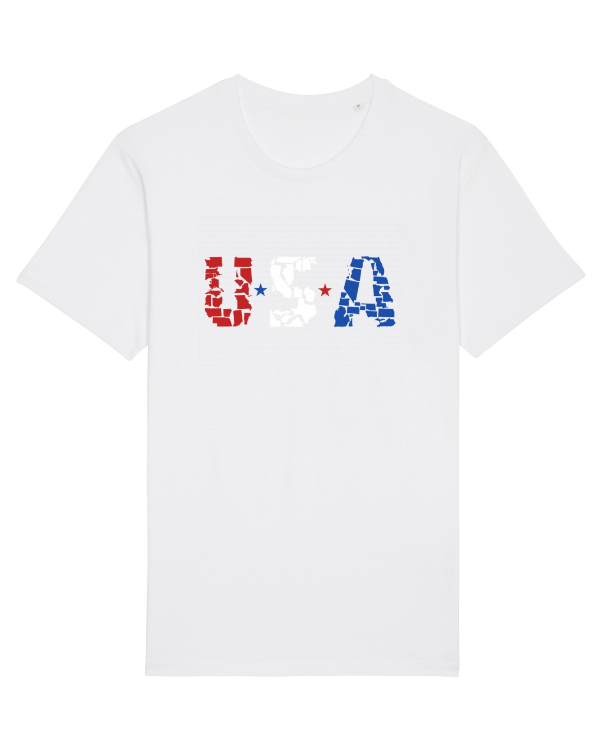 Tricou mânecă scurtă Unisex Rocker White