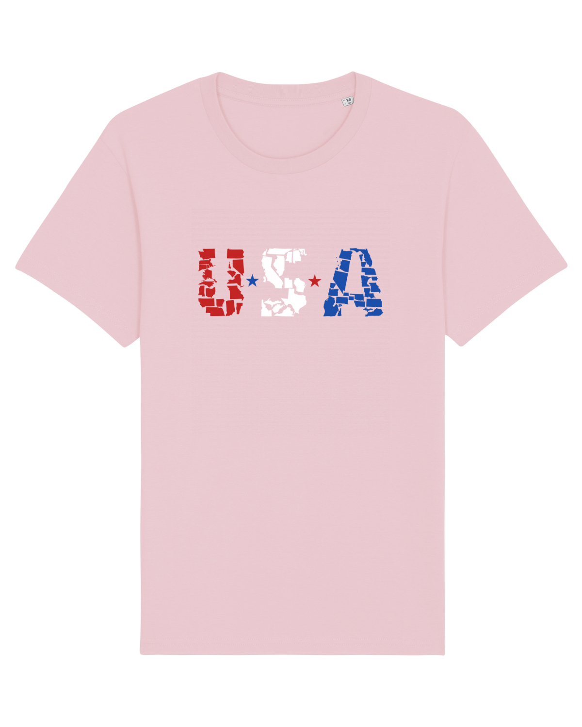 Tricou mânecă scurtă Unisex Rocker Cotton Pink