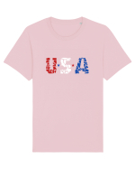 USA FLAG 50 STATES Tricou mânecă scurtă Unisex Rocker