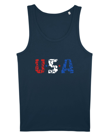 USA FLAG 50 STATES Navy