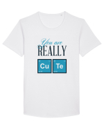 You are Cute Tricou mânecă scurtă guler larg Bărbat Skater