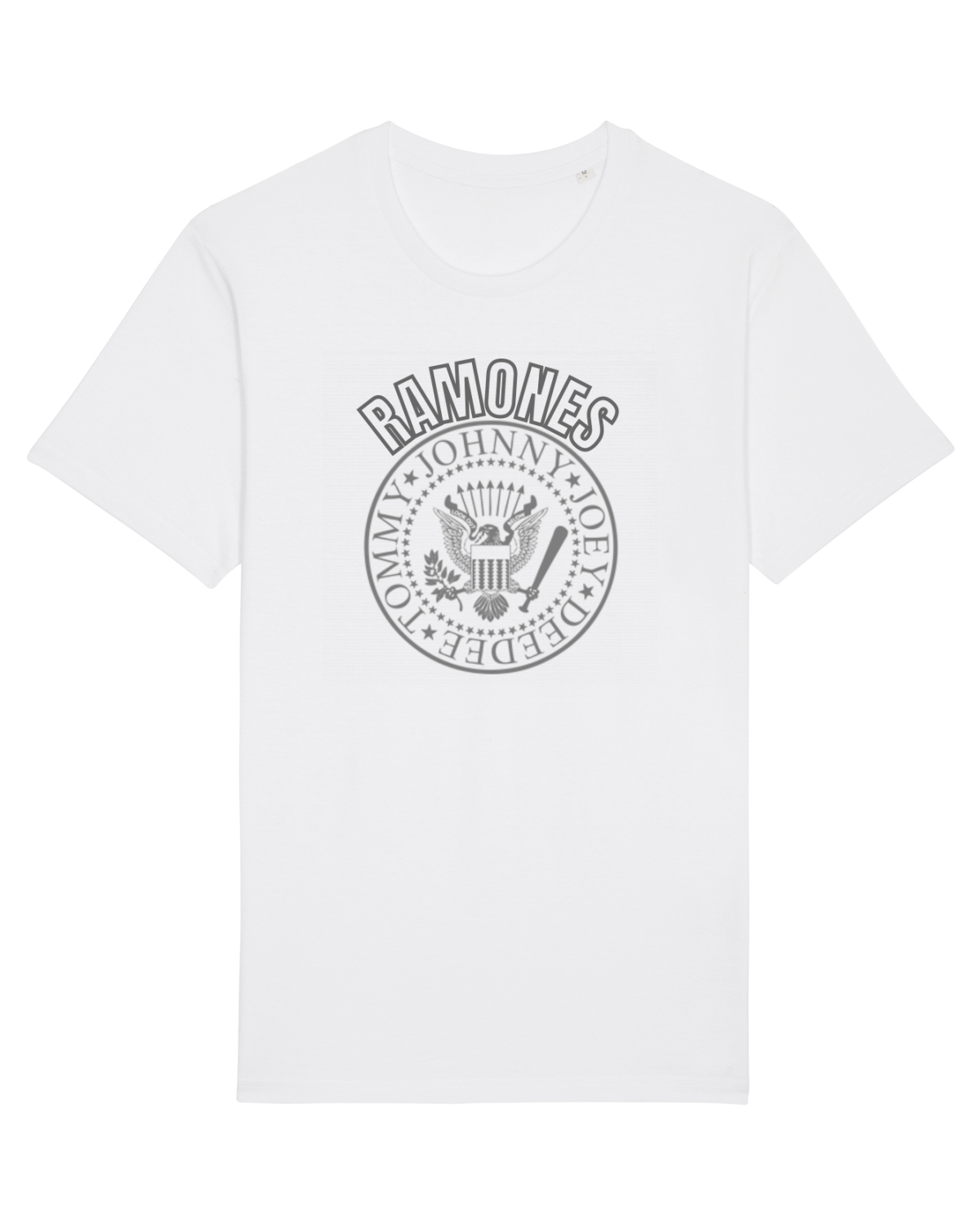Tricou mânecă scurtă Unisex Rocker White