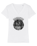 Ramones Tricou mânecă scurtă guler V Damă Evoker