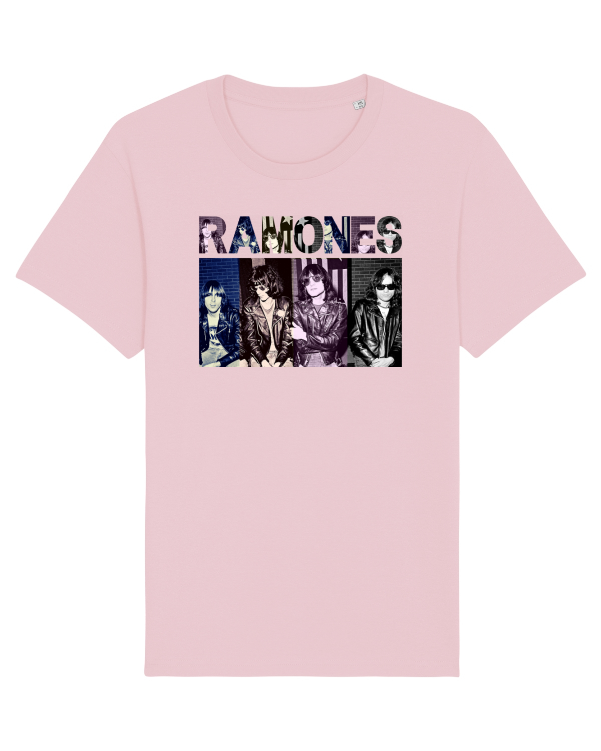 Tricou mânecă scurtă Unisex Rocker Cotton Pink