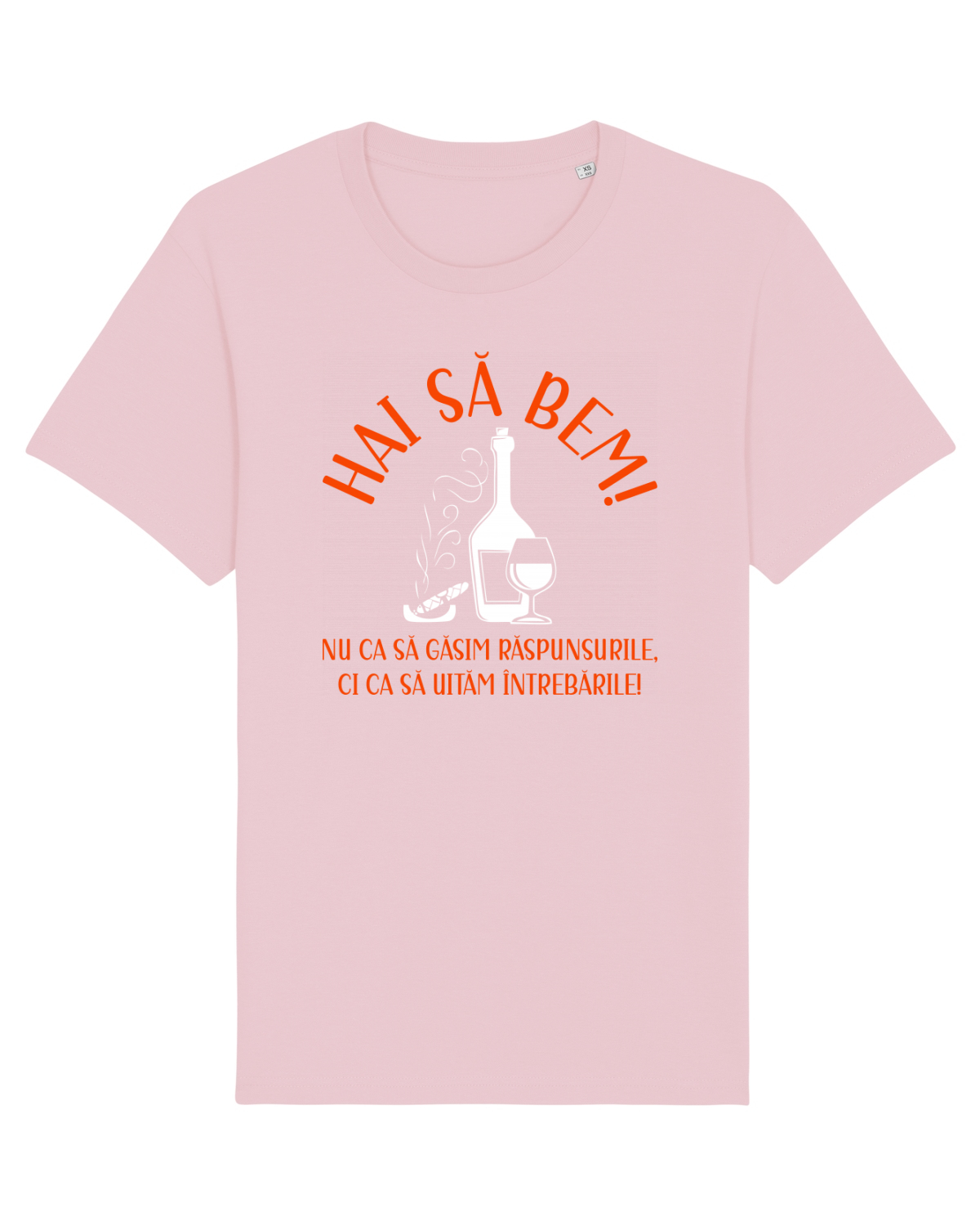 Tricou mânecă scurtă Unisex Rocker Cotton Pink