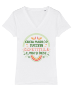 Repetitiile Tricou mânecă scurtă guler V Damă Evoker
