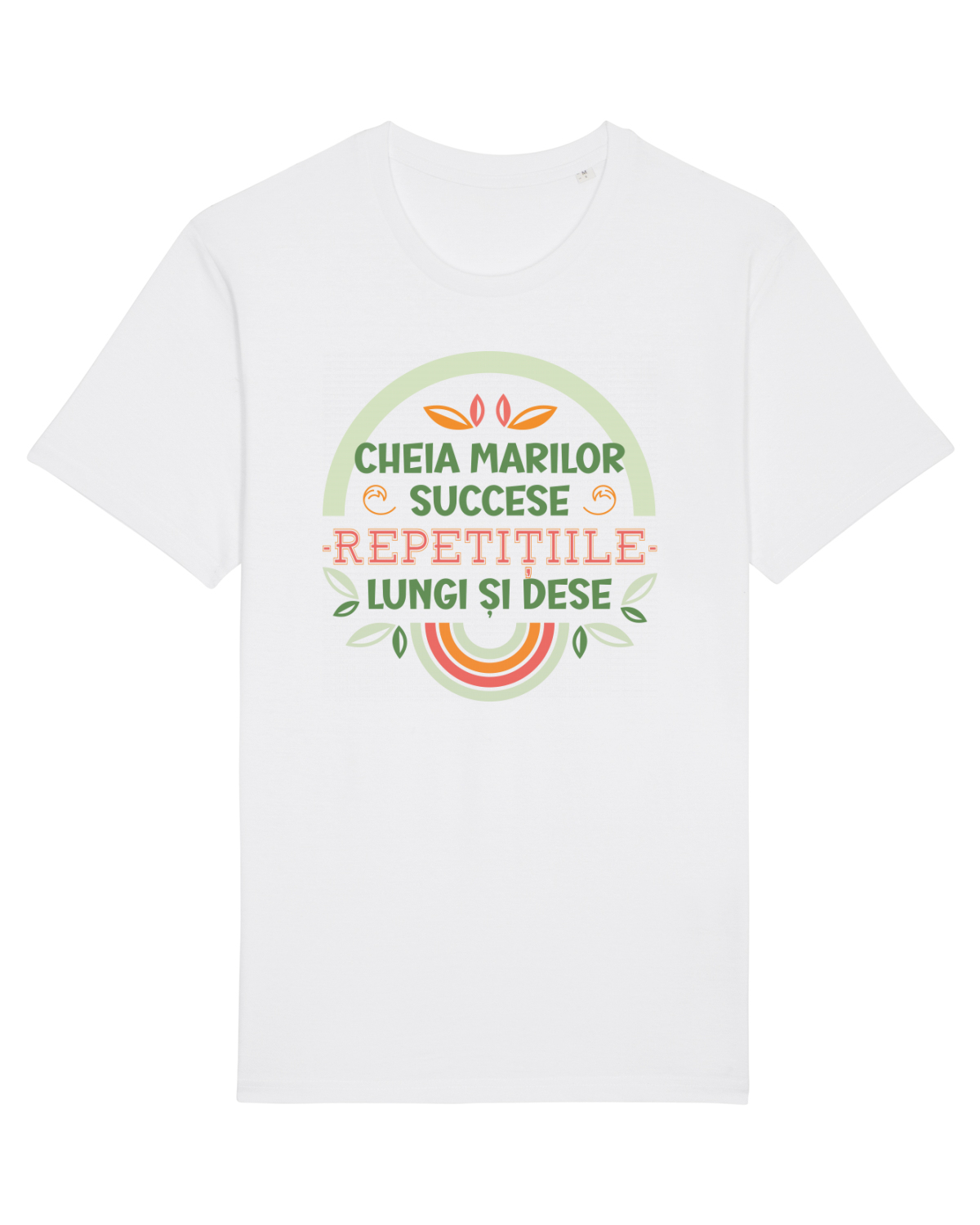 Tricou mânecă scurtă Unisex Rocker White