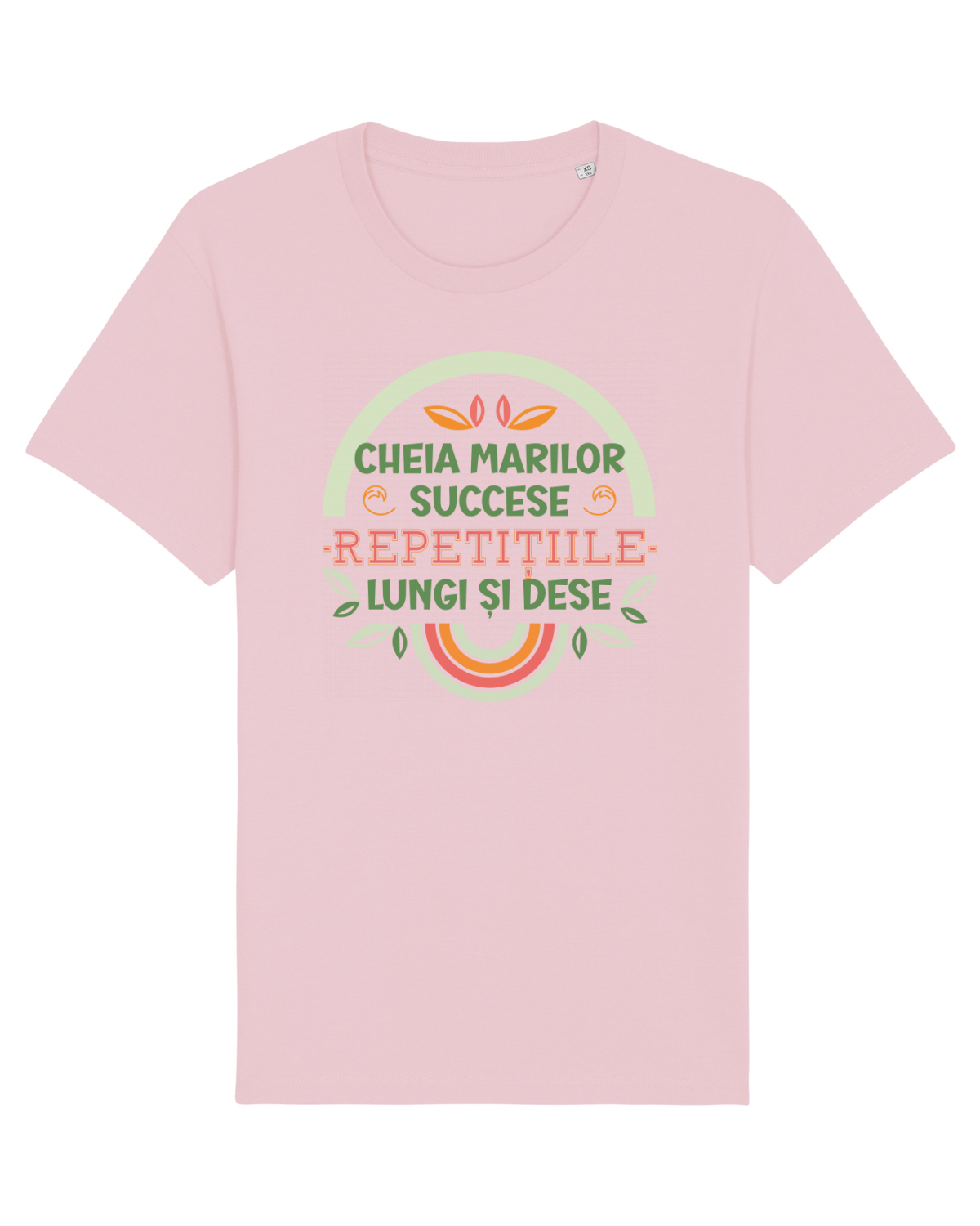 Tricou mânecă scurtă Unisex Rocker Cotton Pink