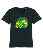 Who cares Tricou mânecă scurtă guler V Bărbat Presenter