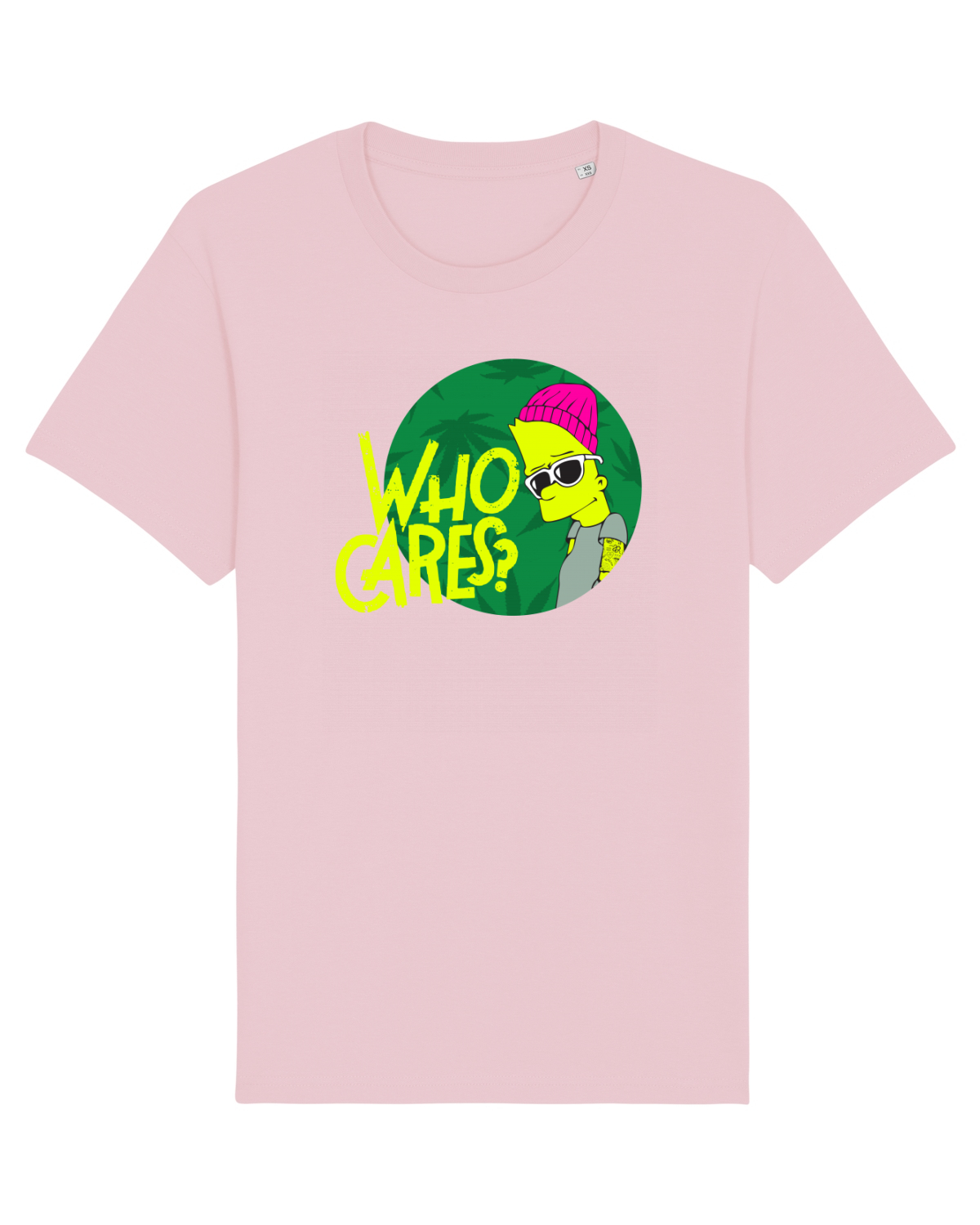 Tricou mânecă scurtă Unisex Rocker Cotton Pink