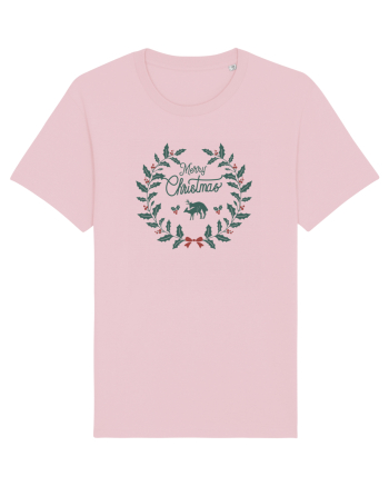 Merry Christmas Cotton Pink