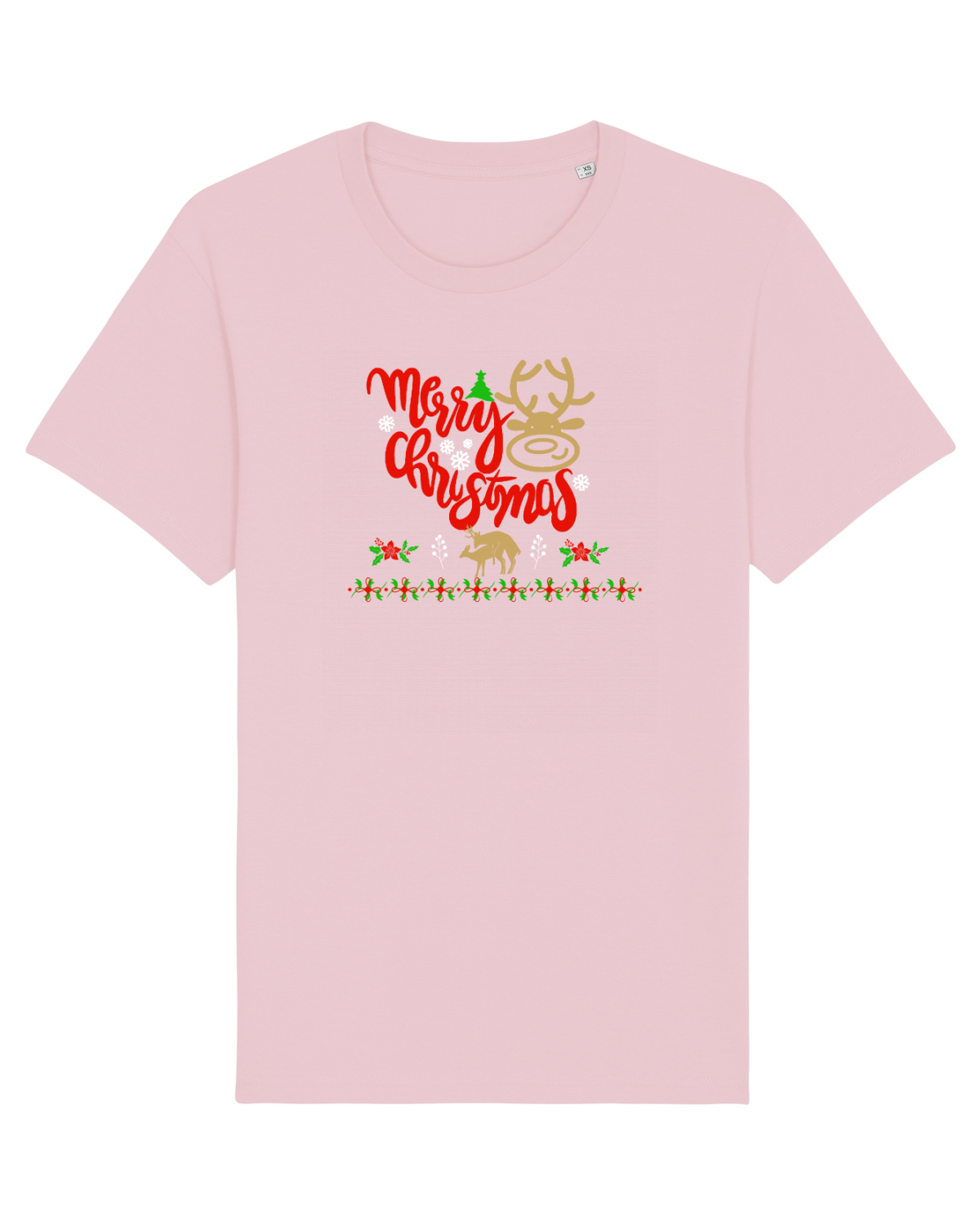 Tricou mânecă scurtă Unisex Rocker Cotton Pink