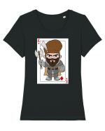 Mihai Viteazul Card Tricou mânecă scurtă guler larg fitted Damă Expresser