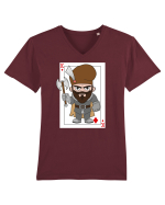 Mihai Viteazul Card Tricou mânecă scurtă guler V Bărbat Presenter