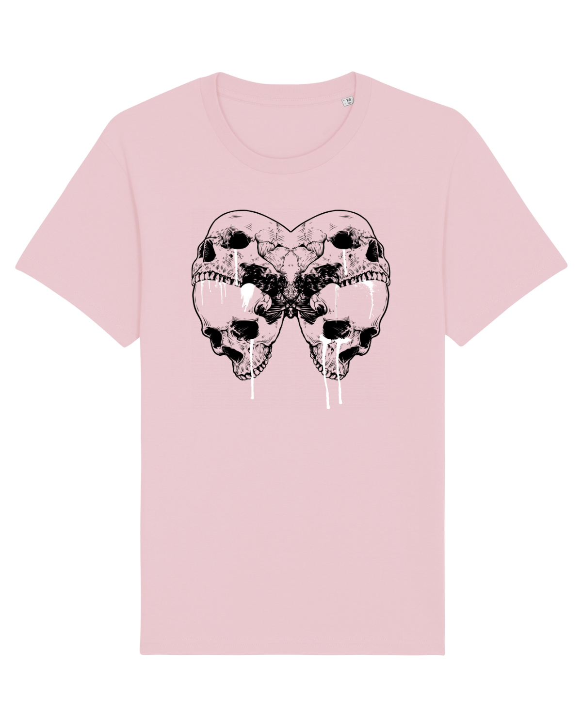 Tricou mânecă scurtă Unisex Rocker Cotton Pink