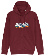 BITCOIN Hanorac cu fermoar Unisex Connector