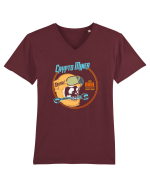 Crypto Miner Tricou mânecă scurtă guler V Bărbat Presenter