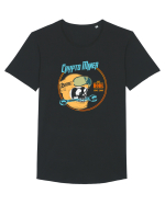 Crypto Miner Tricou mânecă scurtă guler larg Bărbat Skater