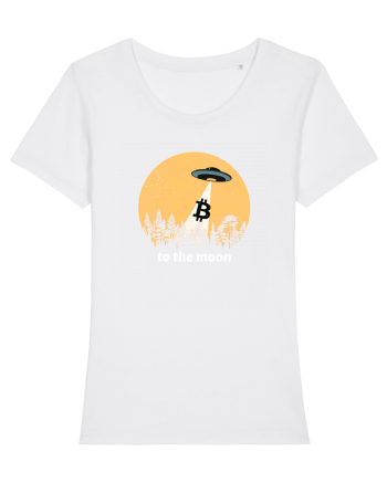 To the Moon White