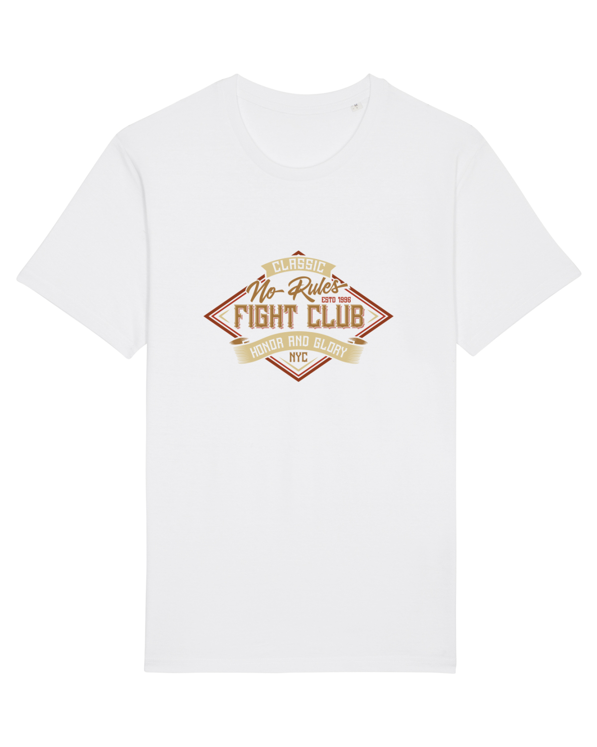 Tricou mânecă scurtă Unisex Rocker White