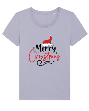 Merry Christmas Red Hat Lavender