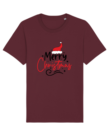 Merry Christmas Red Hat Burgundy