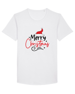 Merry Christmas Red Hat Tricou mânecă scurtă guler larg Bărbat Skater