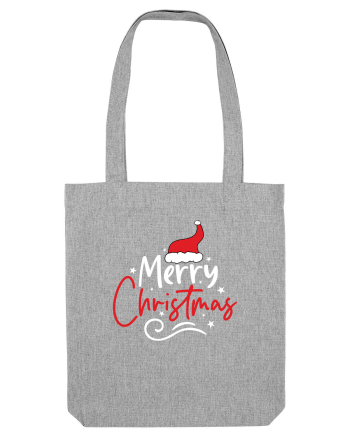 Merry Christmas Red Hat (alb) Heather Grey