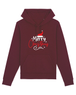 Merry Christmas Red Hat (alb) Hanorac Unisex Drummer