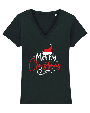 Merry Christmas Red Hat (alb) Black