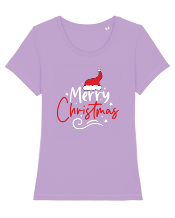 Merry Christmas Red Hat (alb) Lavender Dawn