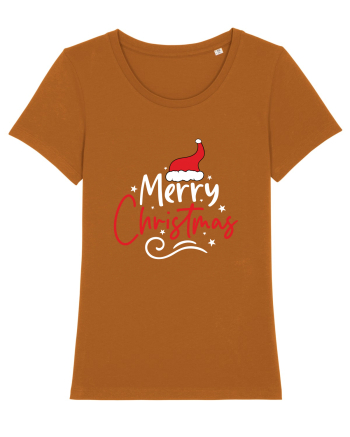 Merry Christmas Red Hat (alb) Roasted Orange