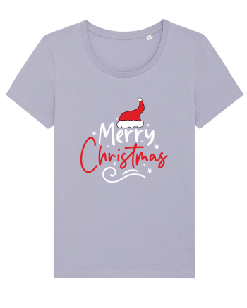 Merry Christmas Red Hat (alb) Lavender